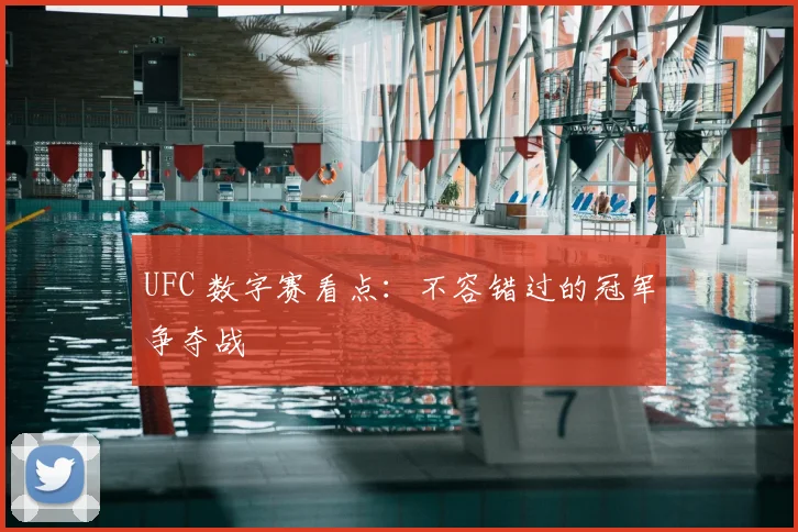 UFC 数字赛看点：不容错过的冠军争夺战